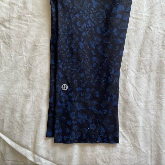 Lululemon Women Fast Free HR LW6BCWS WLTL Blue Black Print - Picture 11 of 13